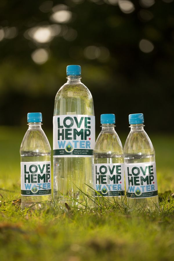 Love Hemp Cannabis Water Lands at Ocado!